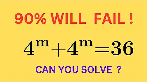 90% FAIL This Olympiad Exponential Problem | Can You Solve ? |
