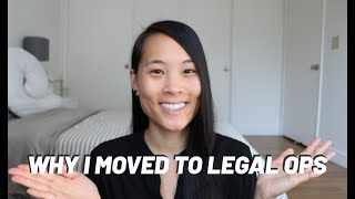 Why I moved to legal ops