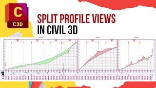 Celebrity Split profile view in civil 3d Profile