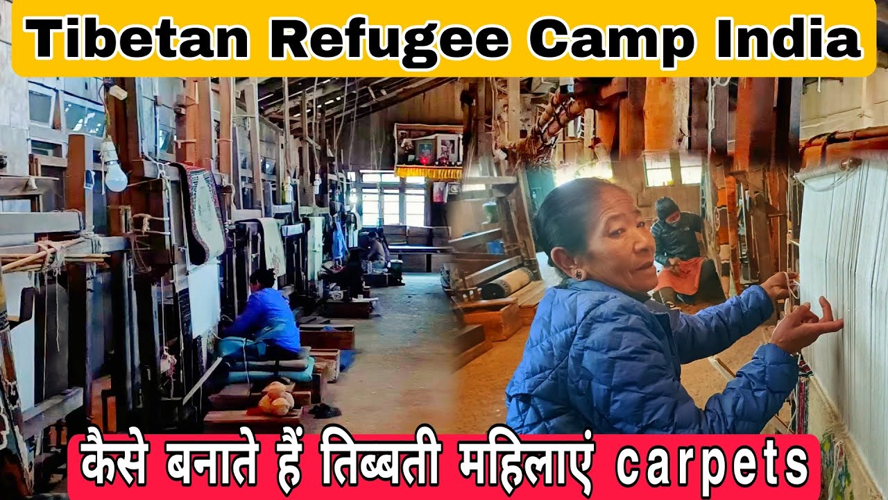 Tibetan Carpet Weaving in India | कैसे बना तिब्बती रिफ्यूजी कैम्प Darjeeling Mein| Sikkim Vlog 9