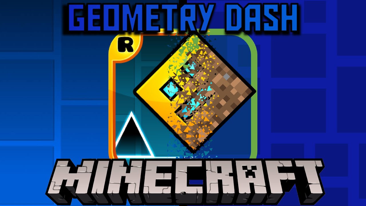 Recreando Geometry Dash en Minecraft - YouTube