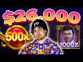 I HIT for $26,000 and BEAT TOME OF MADNESS AGAIN! BIG BONUS HUNT [Mitch Jones Highlights]