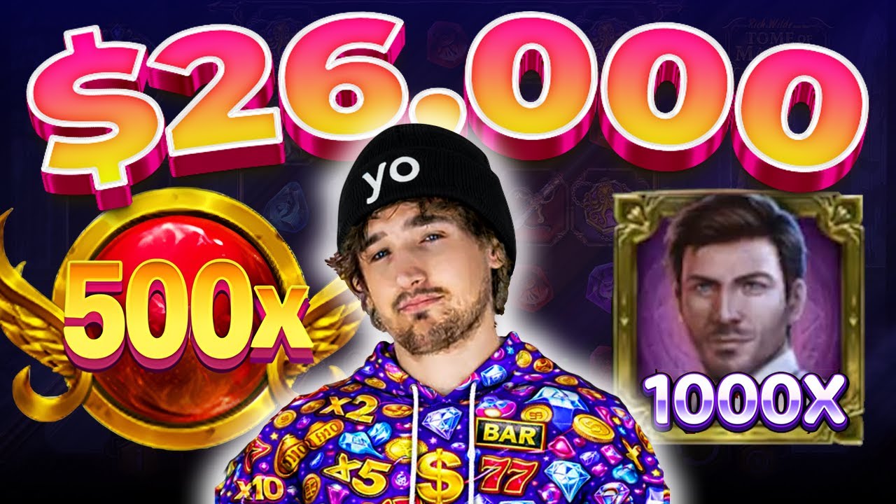 I HIT for $26,000 and BEAT TOME OF MADNESS AGAIN! BIG BONUS HUNT [Mitch Jones Highlights]