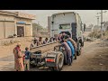 Pakistani Master Mechanic Fits 22-Wheeler Hino Transmission Transplant