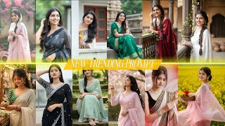 New Trending Gemini Ai Photo Prompts | Gemini Prompt For Girls In Saree | Gemini Prompt for girls screenshot 4