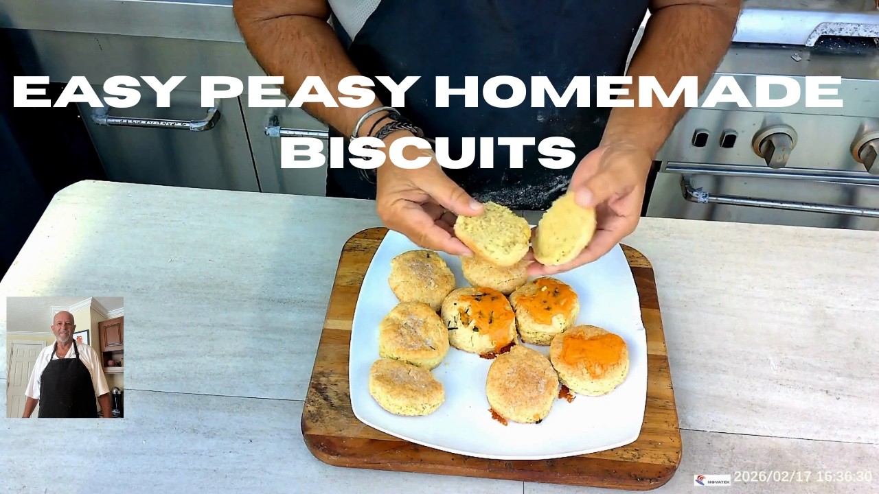 EASY PEASY HOMEMADE BISCUITS /COOKING WITH STEVEARINO