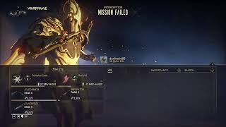 [Warframe] Limbo Theorem: Archwing Interception Mission (Failed)