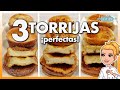 ✅ 3 Formas DELICIOSAS de hacer... 👉 TORRIJAS ¡PERFECTAS! 👈 Fritas, Al Horno y A la Plancha 😋