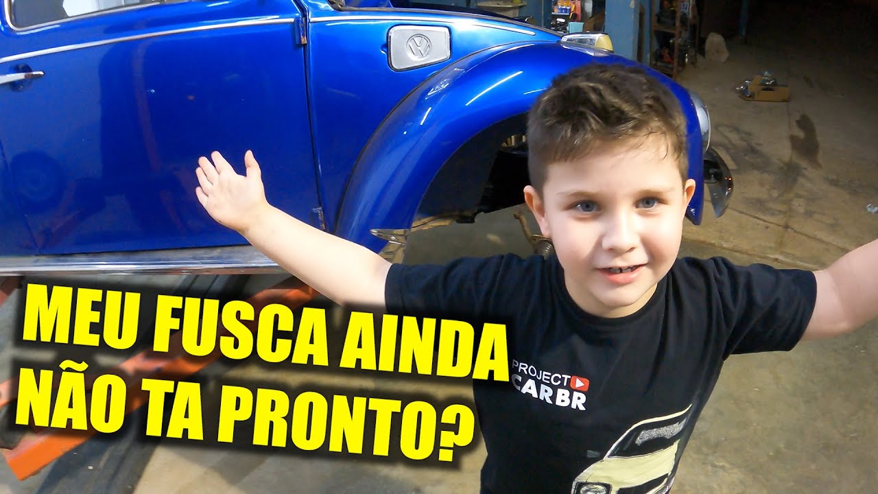 FUSCA FICOU PRONTO?!?! + CHEVETTE DO LEILÃO 