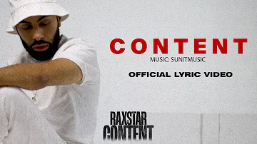 Raxstar - Content (Official Lyric Video) ⎸ SunitMusic