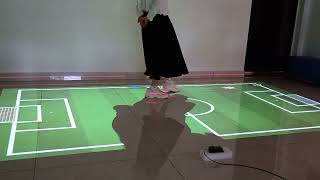 interactive floor game device, turn your floor to be the touch board