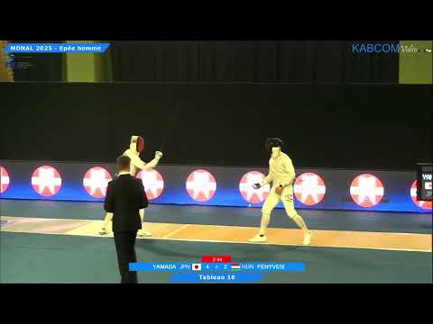 Paris World Cup 2025 SME L16 Yamada Masaru JPN V Csaba Fenyvesi HUN 