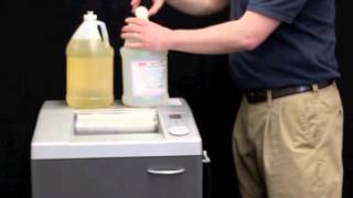 Replacing the Oil Jug on your SEM Paper Shredder or Optical Media Shredder