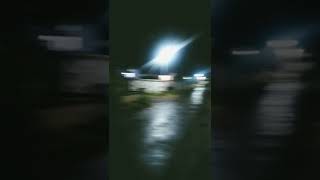 suasana malam di desa sunyi sepi