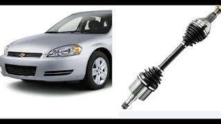 How To Change Cv Axle 2006-2013 Chevy Impala Part 1.Penger Side