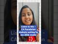 CA Foundation Jan 2026 Results | Journey of CA Students