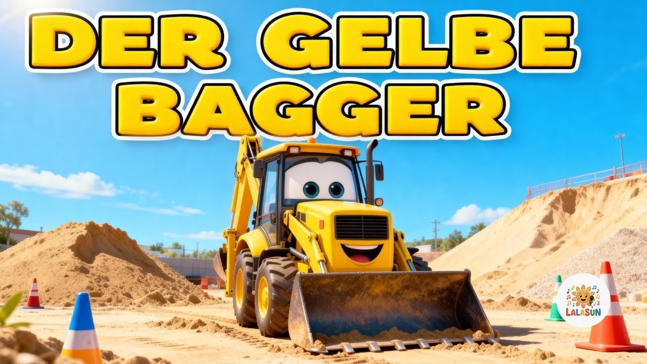 Der gelbe Bagger ist da! 