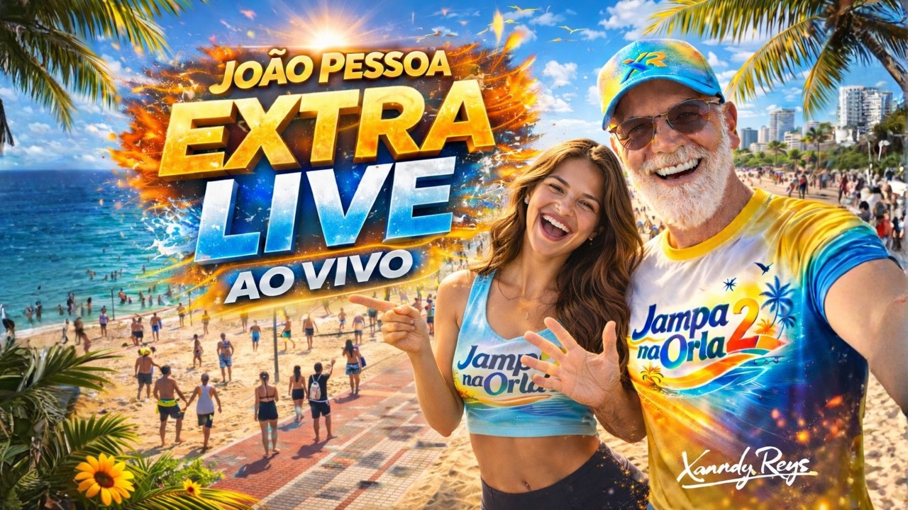 👉 JOÃO PESSOA EXTRA LIVE ☀️ | Praias e Calçadão AGORA 👋 | LIVE RIGHT NOW 🌴