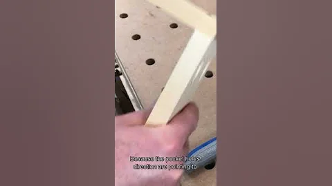 WRONG way to make a Pocket Hole box joint! #shorts