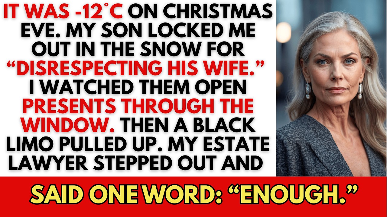 My Son Said, “Stay Outside Until You Learn to Respect My Wife”—Then the Estate Lawyer’s Limo Arrived