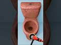 Cleaning a 100-Year-Old Toilet! 😱🚽💦 | Most Satisfying Transformation #Shorts