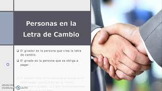 Títulos Valores - Cheque, Letra de Cambio y Pagaré