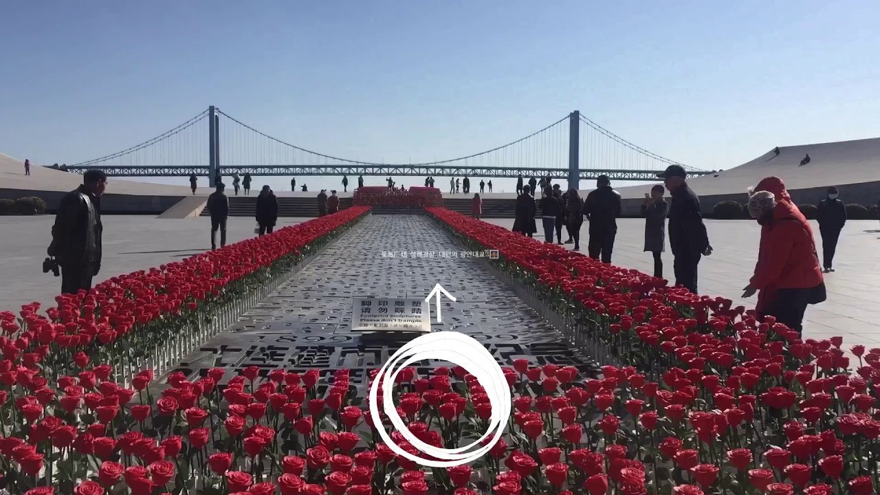 중국대련자유여행/星海广场 성해광장. 대련의 광안대교?!🌉 - YouTube