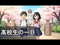 日本の高校生の一日|A Day in the Life of a Japanese High School Student|JLPT N5–N3 Listening Practice