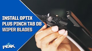 OPTIX PLUS Pinch Tab DB Windshield Wiper Installation | PEAK Auto