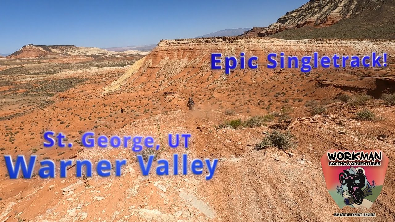 Dirt biking WILD Warner Valley St. George, UT 