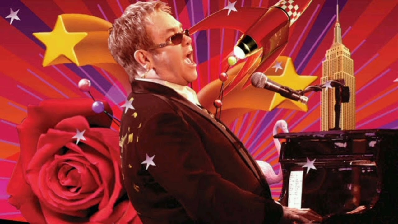 Elton John All the girls love Alice life in the Madson Square Garden NY City 2007. 