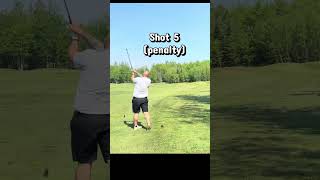 Stopped filming after shot 6. Final score: 9. #golf #golffail #mountanofbogeys