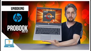 Unboxing Notebook HP ProBook 445 G7 com processador AMD Ryzen 4000 e Radeon VEGA no Brasil 💻 2020