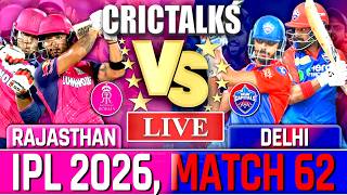 Live: RR vs DC Live Match Today, IPL 2026 Live Cricket Score &amp; Commentary, Rajasthan vs Delhi