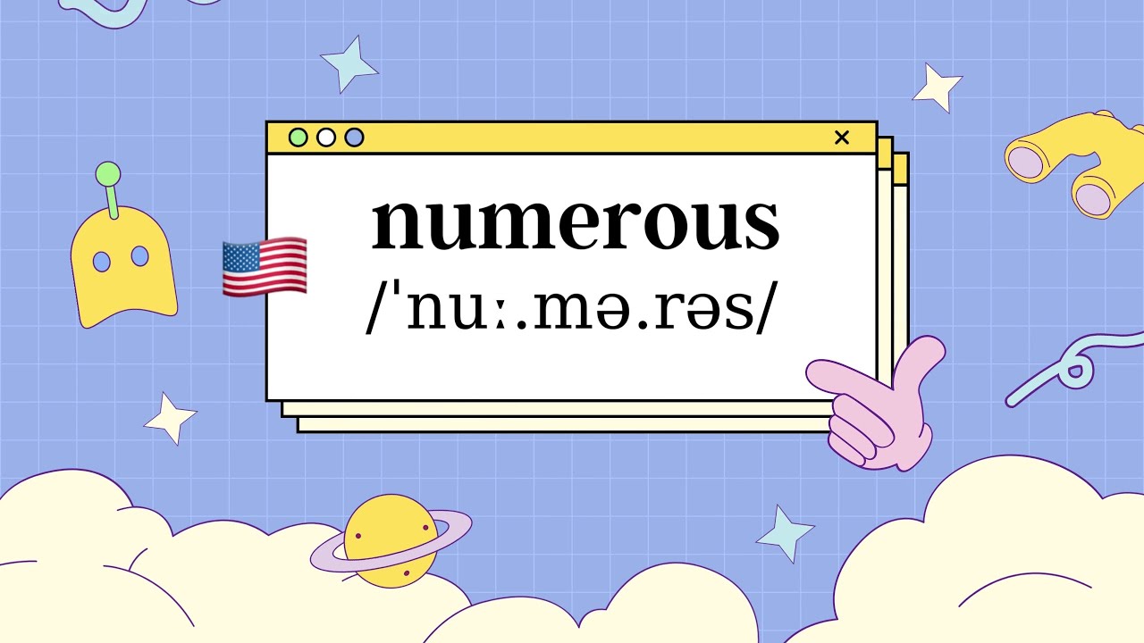 Numerous Examples numerous是什麼意思呢?| 發音 · 字義 · 片語 · 英文例句 · 學英文 · 背單字 · 英文單字 · 英文聽力 · 英文口說 ...