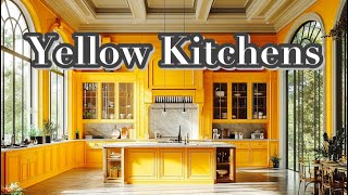 Inspirational Yellow Kitchen Designs