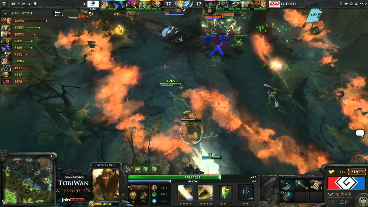 LGD.INT vs Invictus Gaming Game 4 - G League DOTA2 Finals - TobiWan