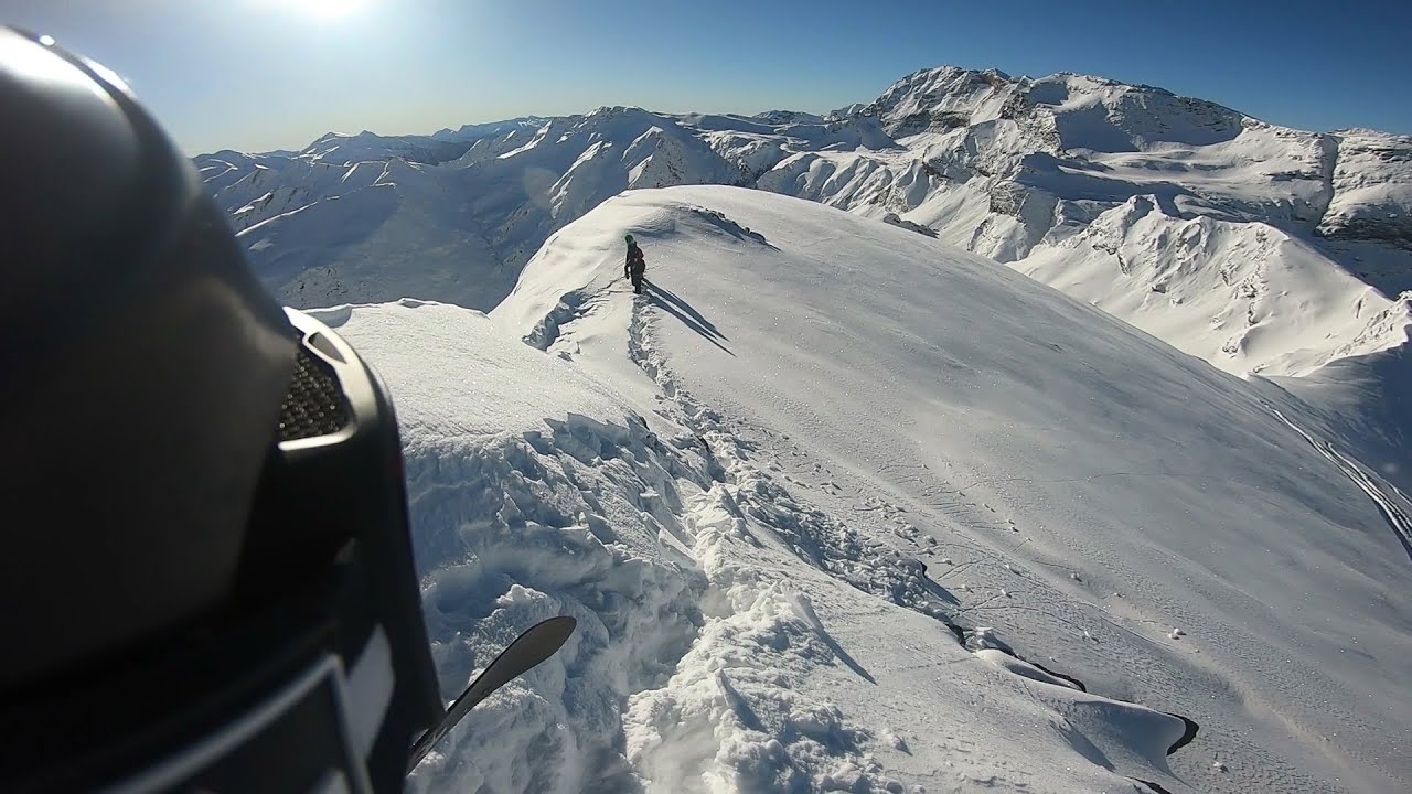 Snowboard Freeride - Powder Addiction #12 - Envers du Pic de Piau - GoPro Hero 7 HD