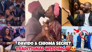 Celebration As Davido Finally Weds Chioma in Secret After Ifeanyi RIP❌️~ Full Traditional Details🥺❤️