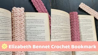 Crochet Bookmark How To Crochet The Elizabeth Bennet Bookmark - Spider Stitch