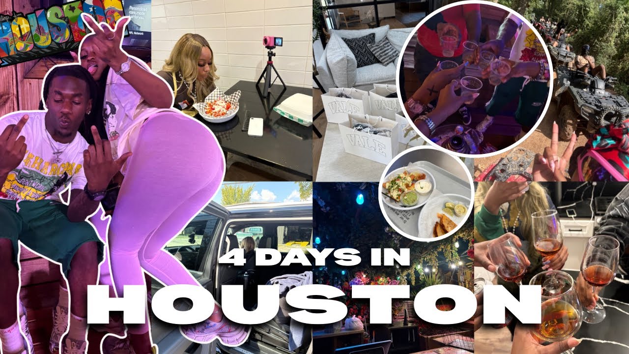 4 DAYS IN HOUSTON | maintenance, clubs, trying new food, Atv, shopping, riding scooters, etc 