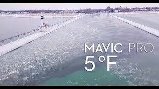 Flying Over Frozen Lake Michigan! | Mavic Pro | 4K