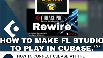 HOW TO MAKE FL STUDIO TO PLAY IN CUBASE 2023