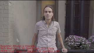 Mark Takes Beginner African Dance with Djoniba!