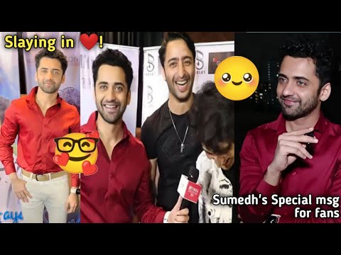 Sumedh Mudgalkar slaying in Formals!!🙈//Sumedh's Special msg to all his fans🥰//Sumedh at Sawan aaya😍
