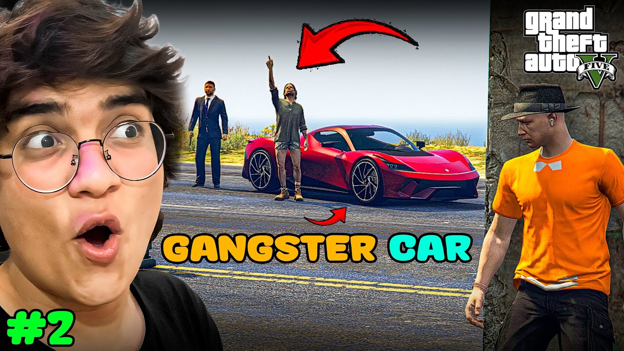 I Steal A Gangster Super Car💰GTA V: Poor Boy's Empire