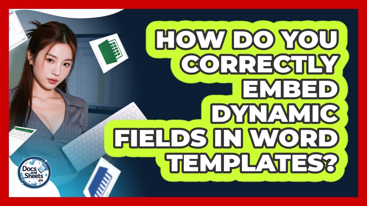 How Do You Correctly Embed Dynamic Fields In Word Templates? - Docs and ...