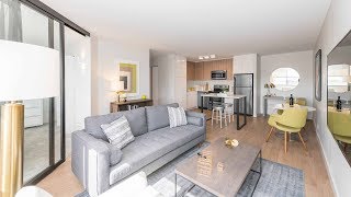 A stylish Lincoln Park 1-bedroom model at The Kent