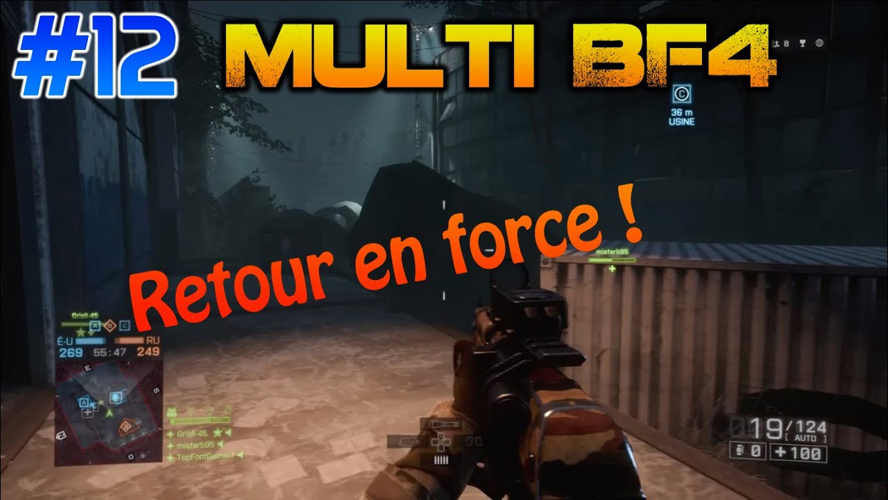 Battlefield 4 ● Gameplay multijoueur #12 ● Domi sur Zavod [AEK-971] ● Retour en force [PS4] [FR]