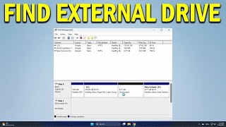 How To Find Your External Hard Drive In Windows 11 - Quick Fix